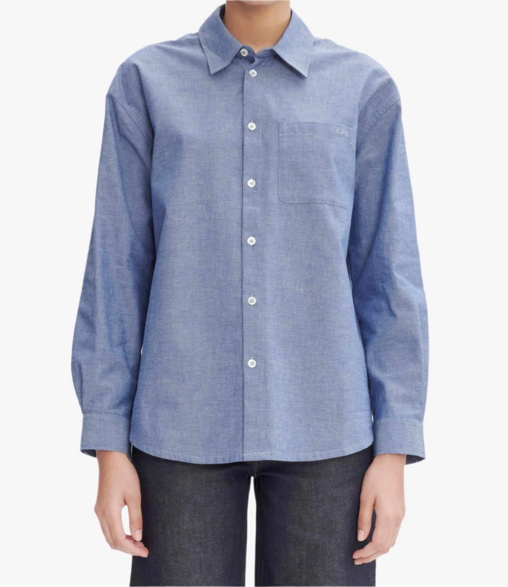Embroidered Boyfriend shirt - Image 5