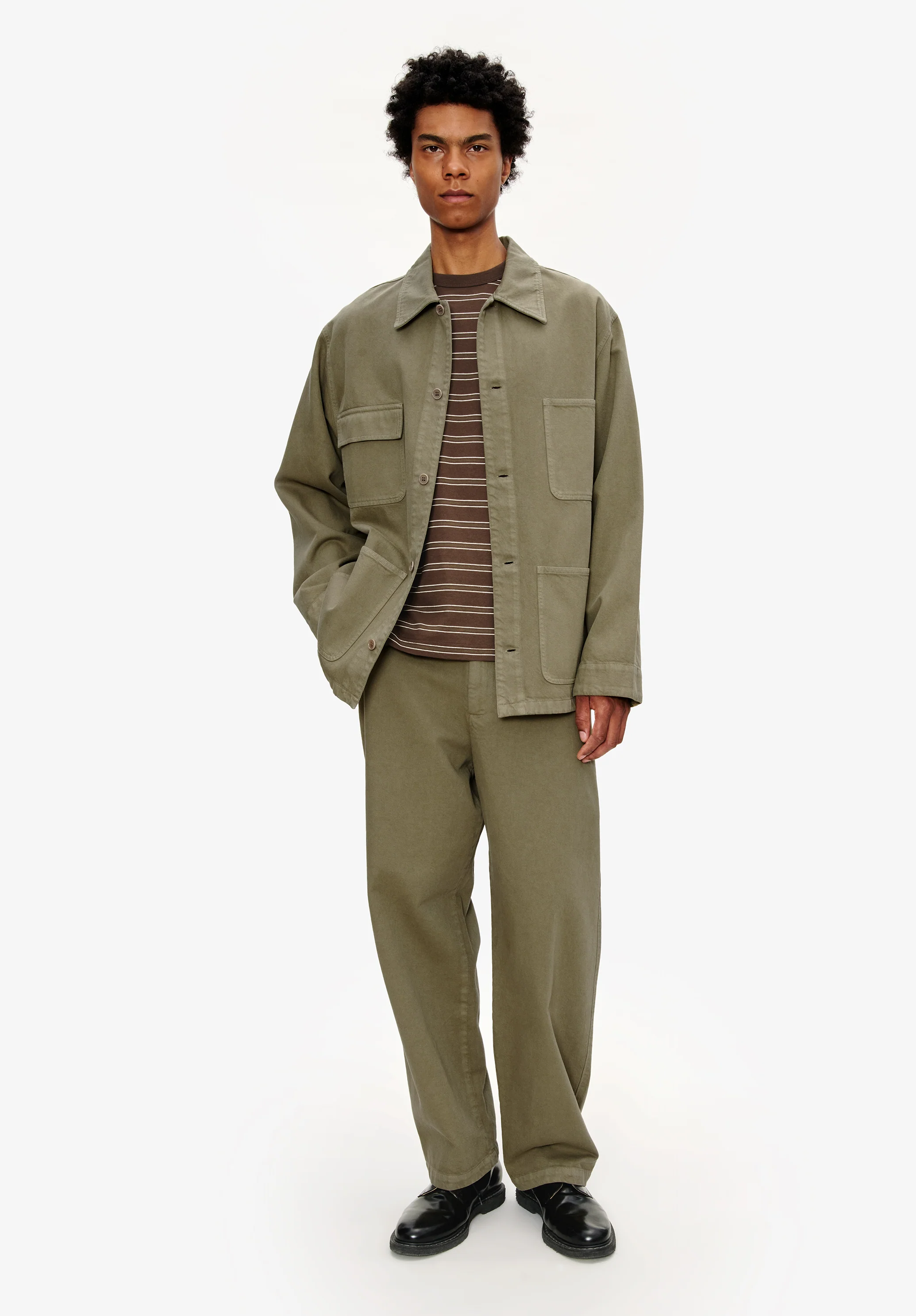 Loose-fit overshirt-jacket