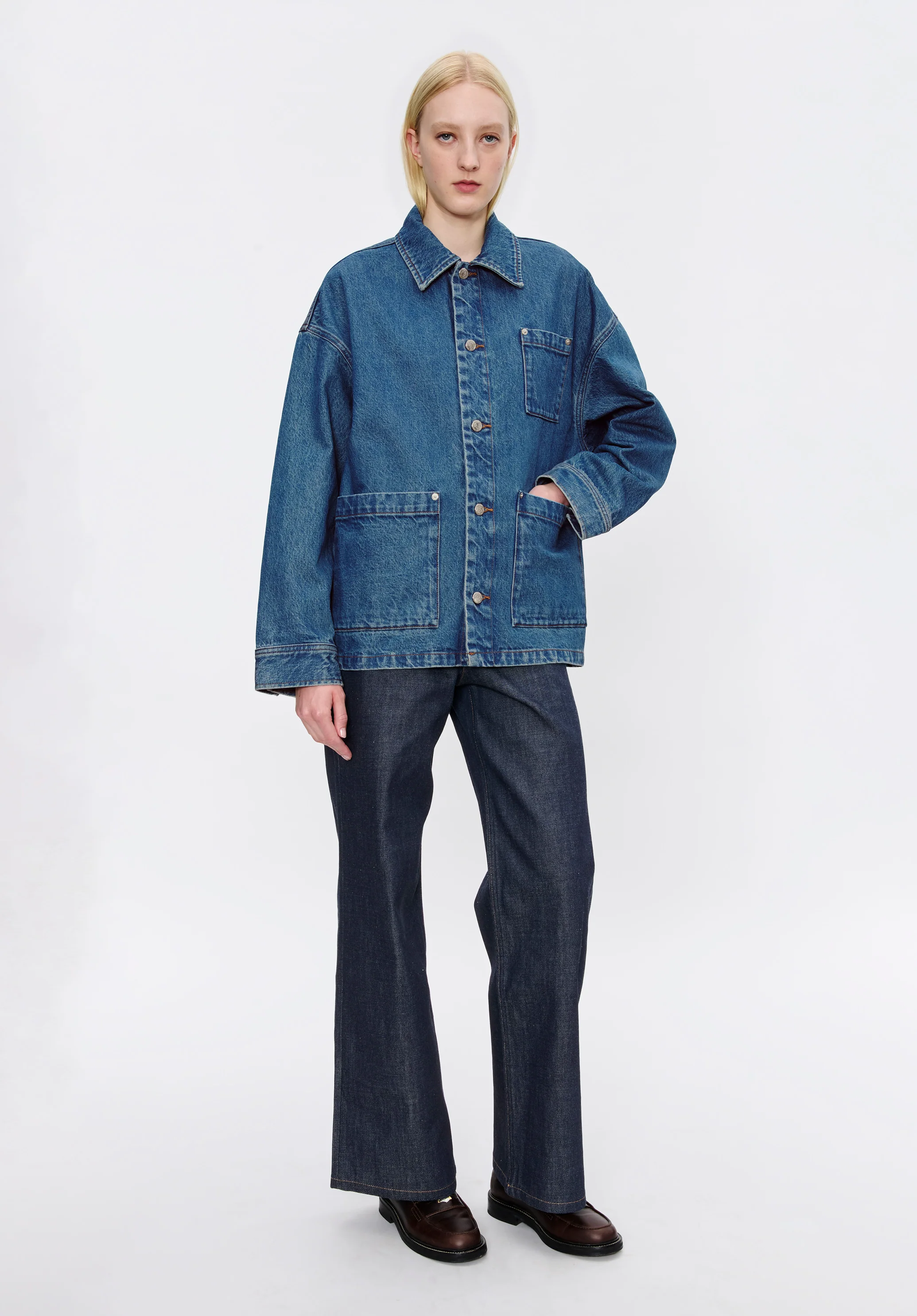 The Denim Unisex Jacket (W) - Image 4